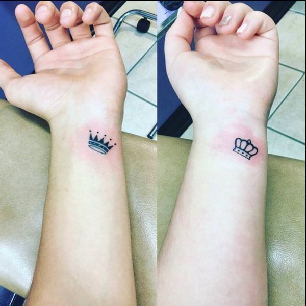 couple wrist tattoos