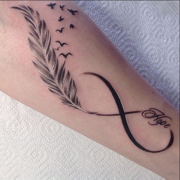 Infinity Wrist Tattoos Designs And Ideas Tattoos  फट शयर