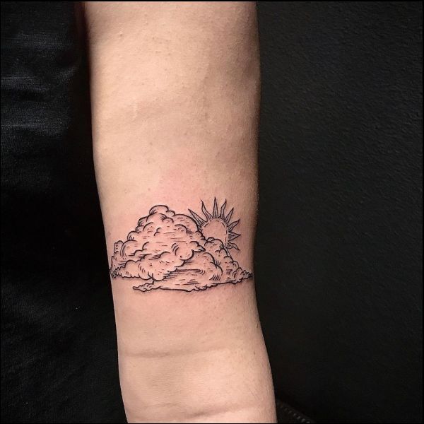 smoke cloud tattoos