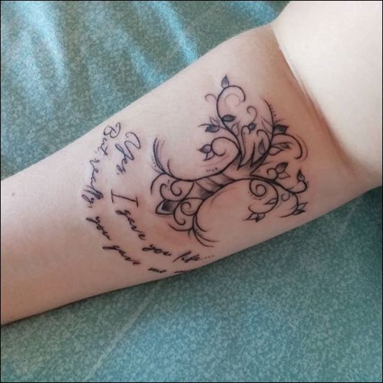 tree of life motherhood tattoos