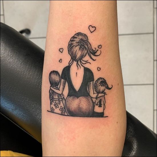 mom tattoos for son