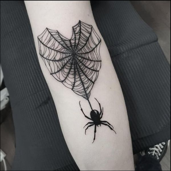 black widow tattoo