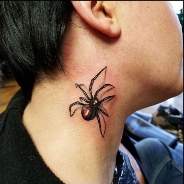 I got a tattoo today inspired by the spider that bit Peter in the Raimi  trilogy  what you think  rMarvel