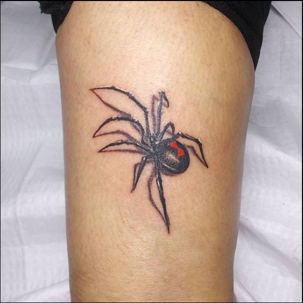 black widow tattoo