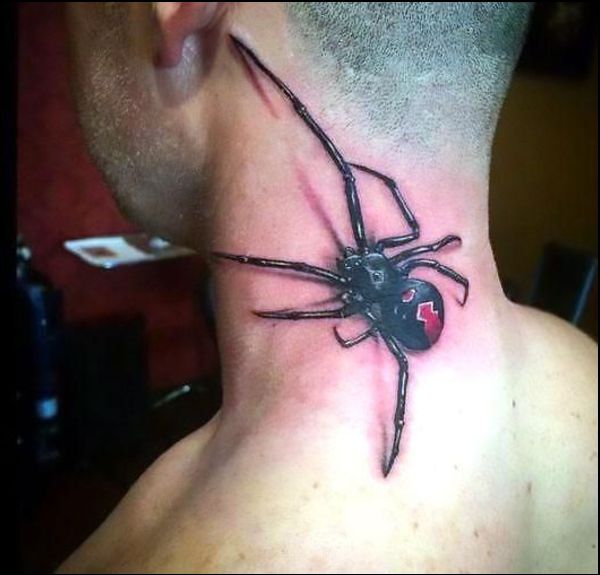 black widow spider tattoo designs