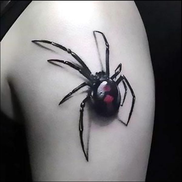 black widow tattoo designs