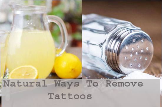Natural Way To Remove Tattoos