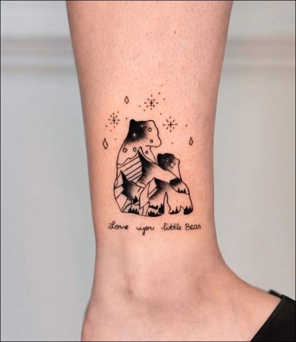 mama bear tattoo designs 