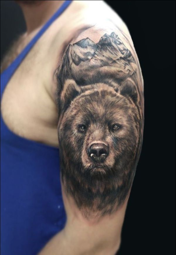 Adorable Bear Tattoo Designs ideas for Men and Women - TattoosInsta