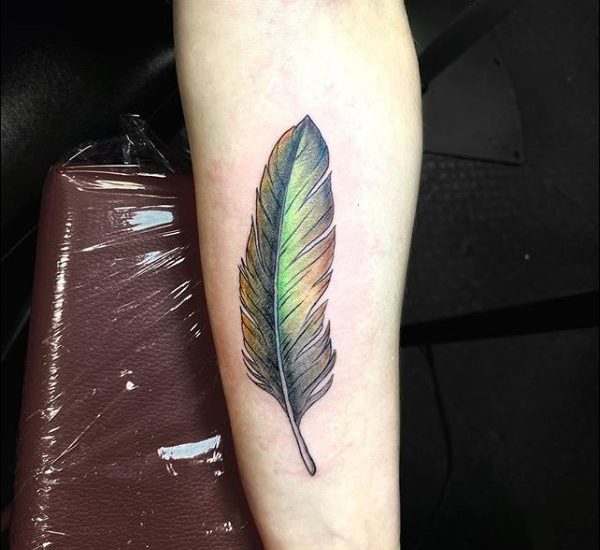 Feather cover up tattoo by Boulger on DeviantArt