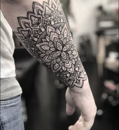 mandala tattoo design for sleeve for boys and girls