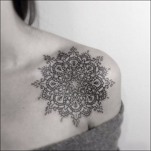 geometric mandala tattoo designs