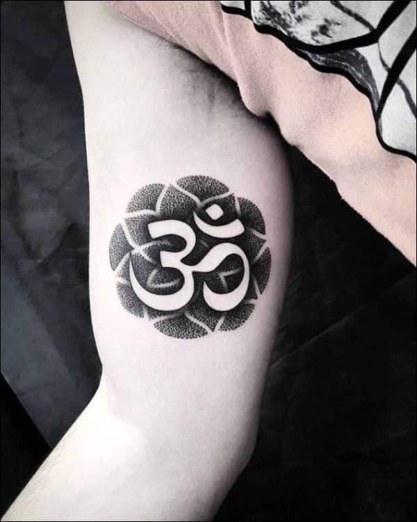 mandala om tattoo