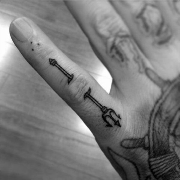 finger ring tattoo