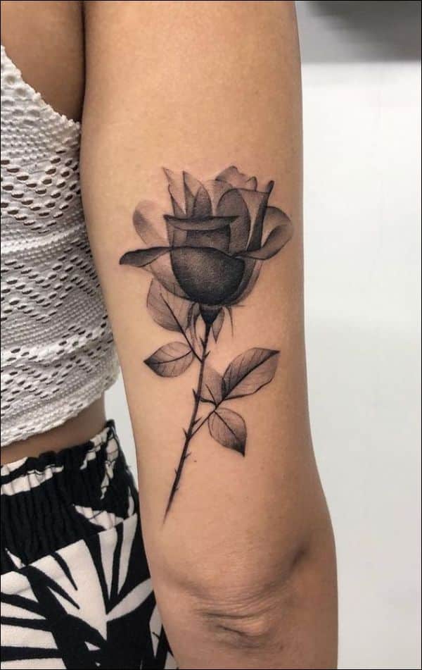 flower tattoo on hand