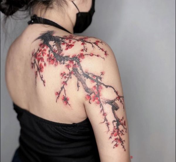 Best Cherry Blossom Tattoo and Their Meaning - TattoosInsta