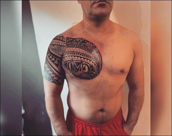 maori chest tattoo designs for men