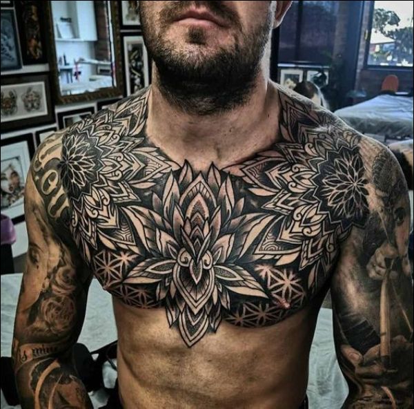 Best Chest Tattoo Designs ideas for Men - TattoosInsta