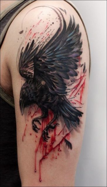 30 Amazing Crow tattoos Designs ideas for Men and Women - TattoosInsta