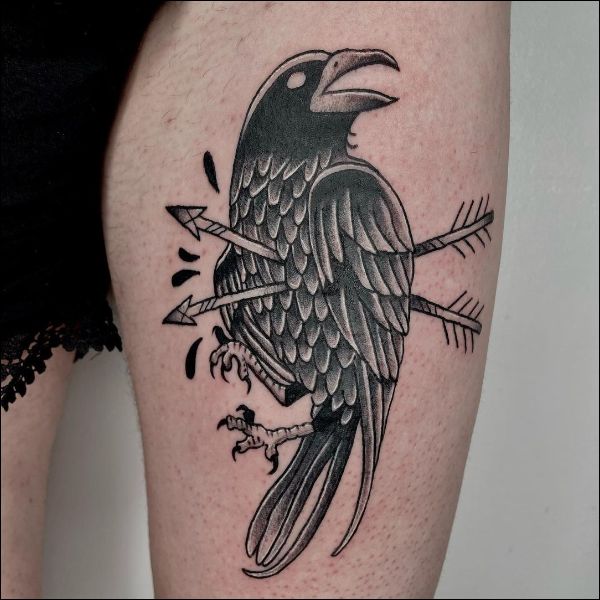 30 Amazing Crow tattoos Designs ideas for Men and Women - TattoosInsta