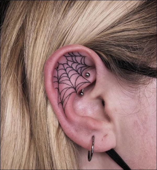 Tattoo uploaded by Katt Franich  Spiderweb  Tattoodo