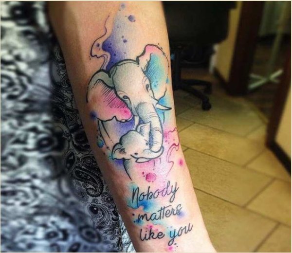 20 Cute Elephant Tattoo Designs with Meaning