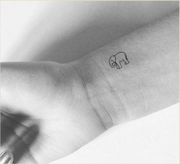 Minimalink  Elephant Geometric Minimal with Watercolor  Facebook