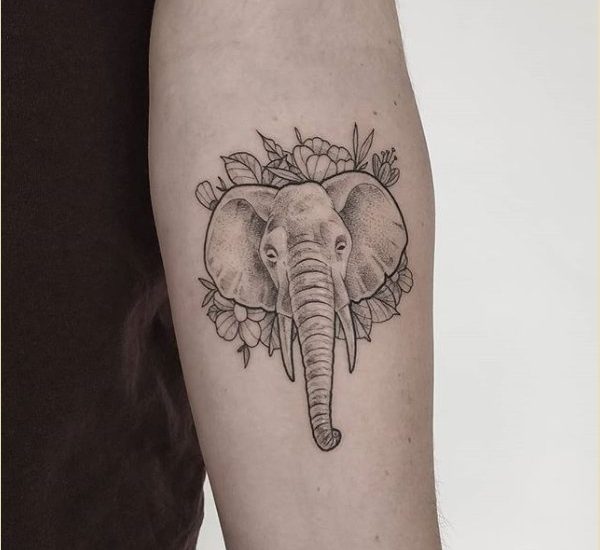 50+ Mind Blowing Elephant Tattoo Designs With Meanings _ Tattoosinsta