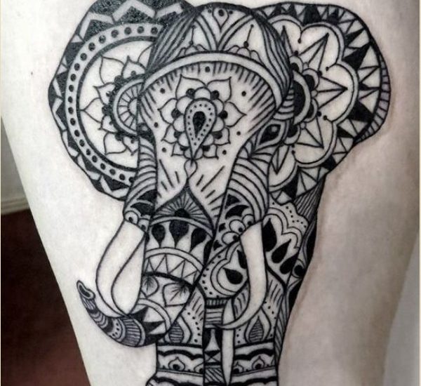 50+ Mind Blowing Elephant Tattoo Designs With Meanings _ Tattoosinsta