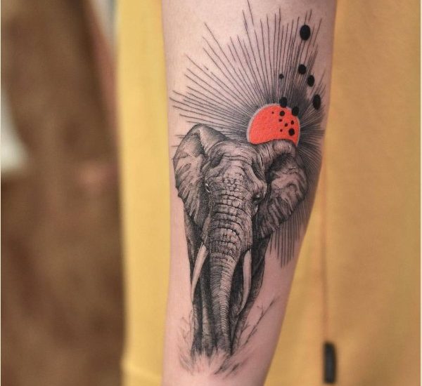 Top 40 Traditional and Realistic Elephant Tattoos | Inku Paw