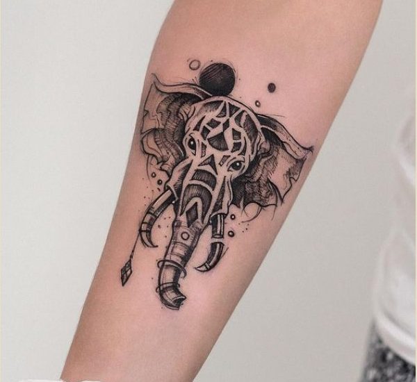 50+ Mind Blowing Elephant Tattoo Designs With Meanings _ Tattoosinsta