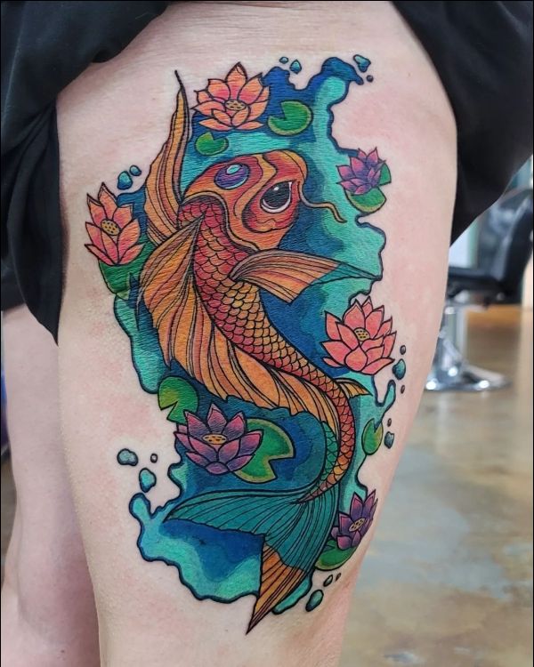 Best Koi Fish Tattoo Designs Ideas for Men and Women - TattoosInsta