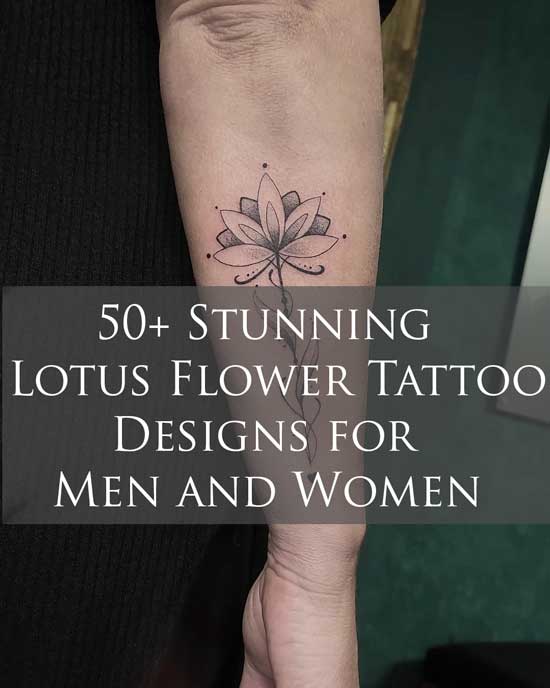 best lotus flower tattoos