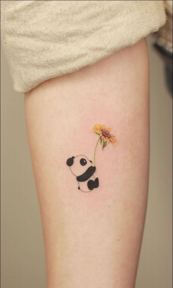 Cute Panda Temporary Tattoos For Body Art Fashion