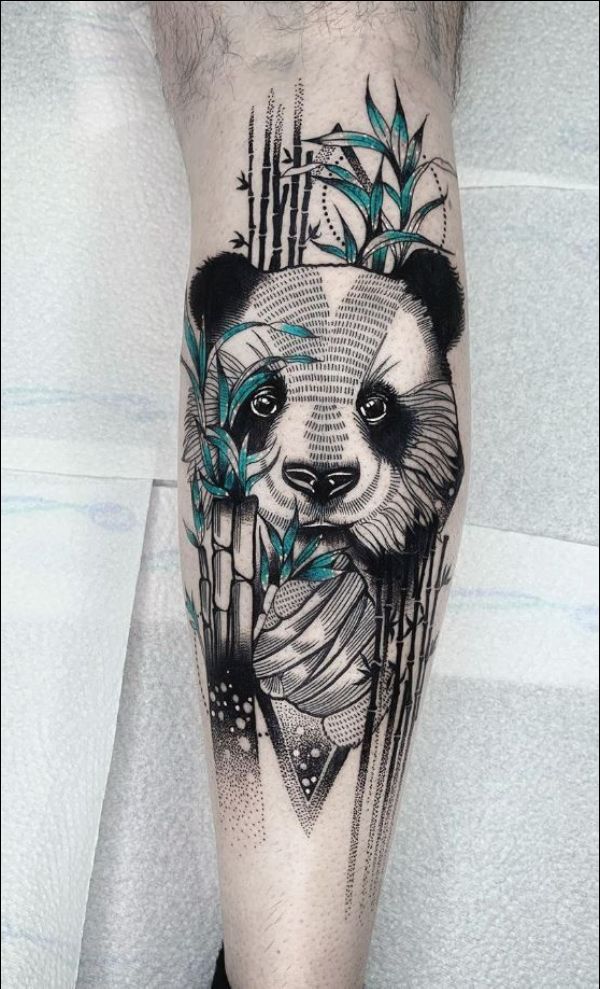 panda tattoos on forearm