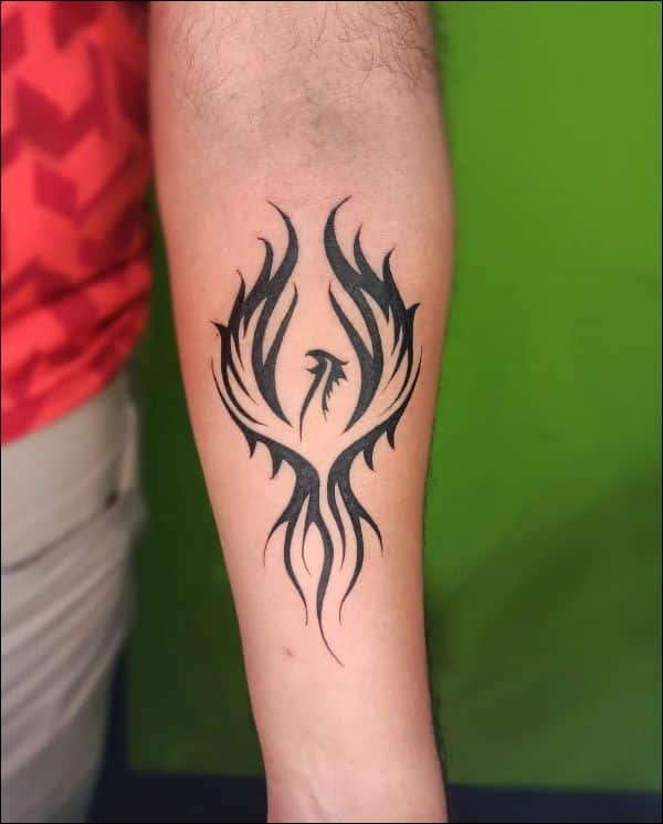 forearm phoenix tattoo meaning