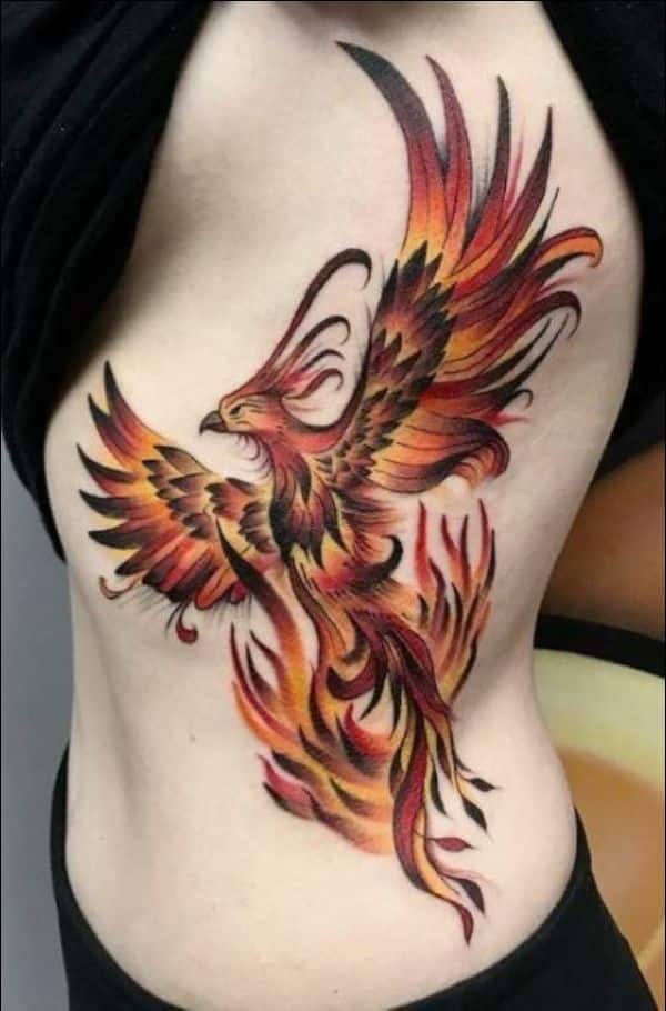 Juicy Tattoo : Tattoos : Feminine : Phoenix Tattoo