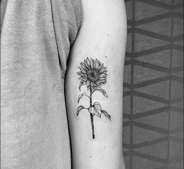 Best Sunflower Tattoo Ideas for men and women - TattoosInsta