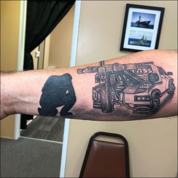 Best Tow Truck Tattoo Design ideas for men and women  TattoosInsta