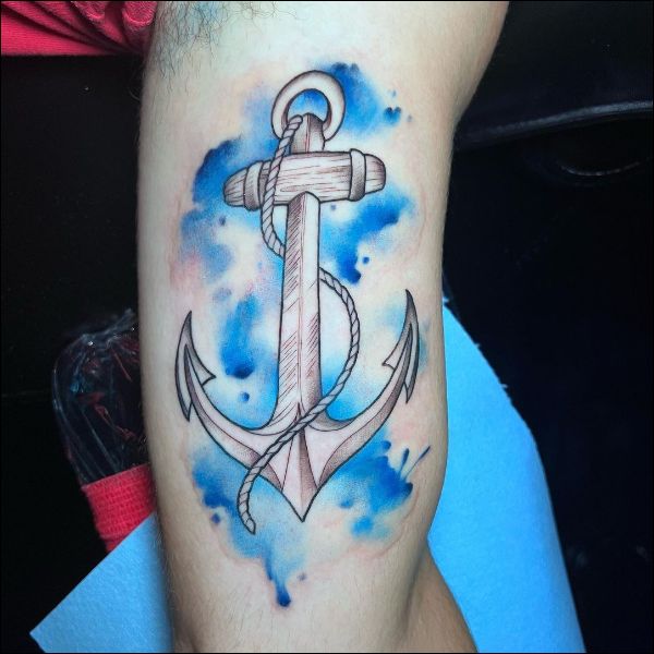 Anchor tattoo design